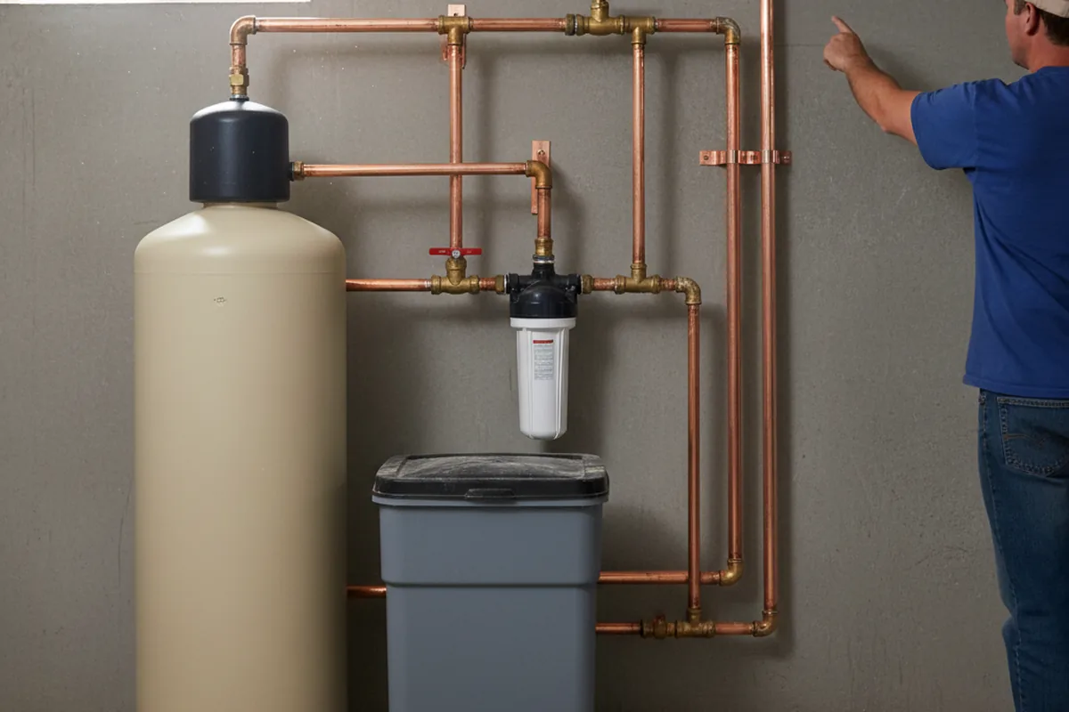 Whole-house water treatment system installed in Grass Lake
